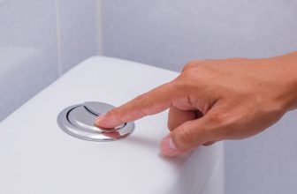hand pressing flush