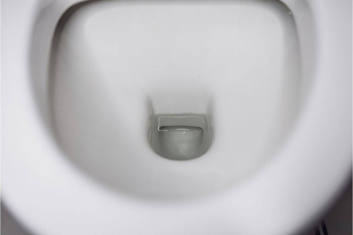 porcelain toilet