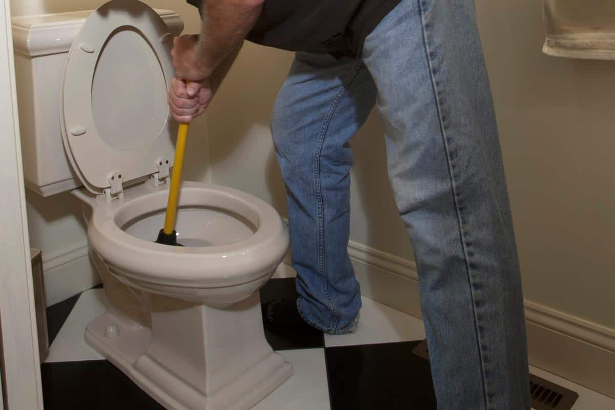 How Plunging a Toilet Damages the Wax Ring