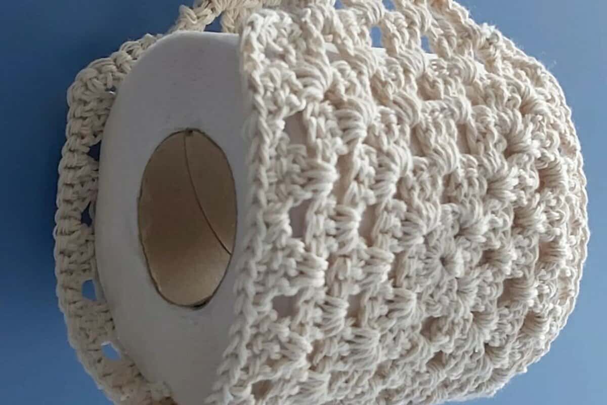 fabric holder for toilet paper