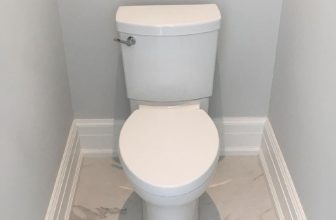 white toilet in room