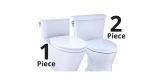 1 Piece vs 2 Piece Toilet – Pros, Cons and Comparison